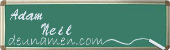 Adam Neil Visitenkarte